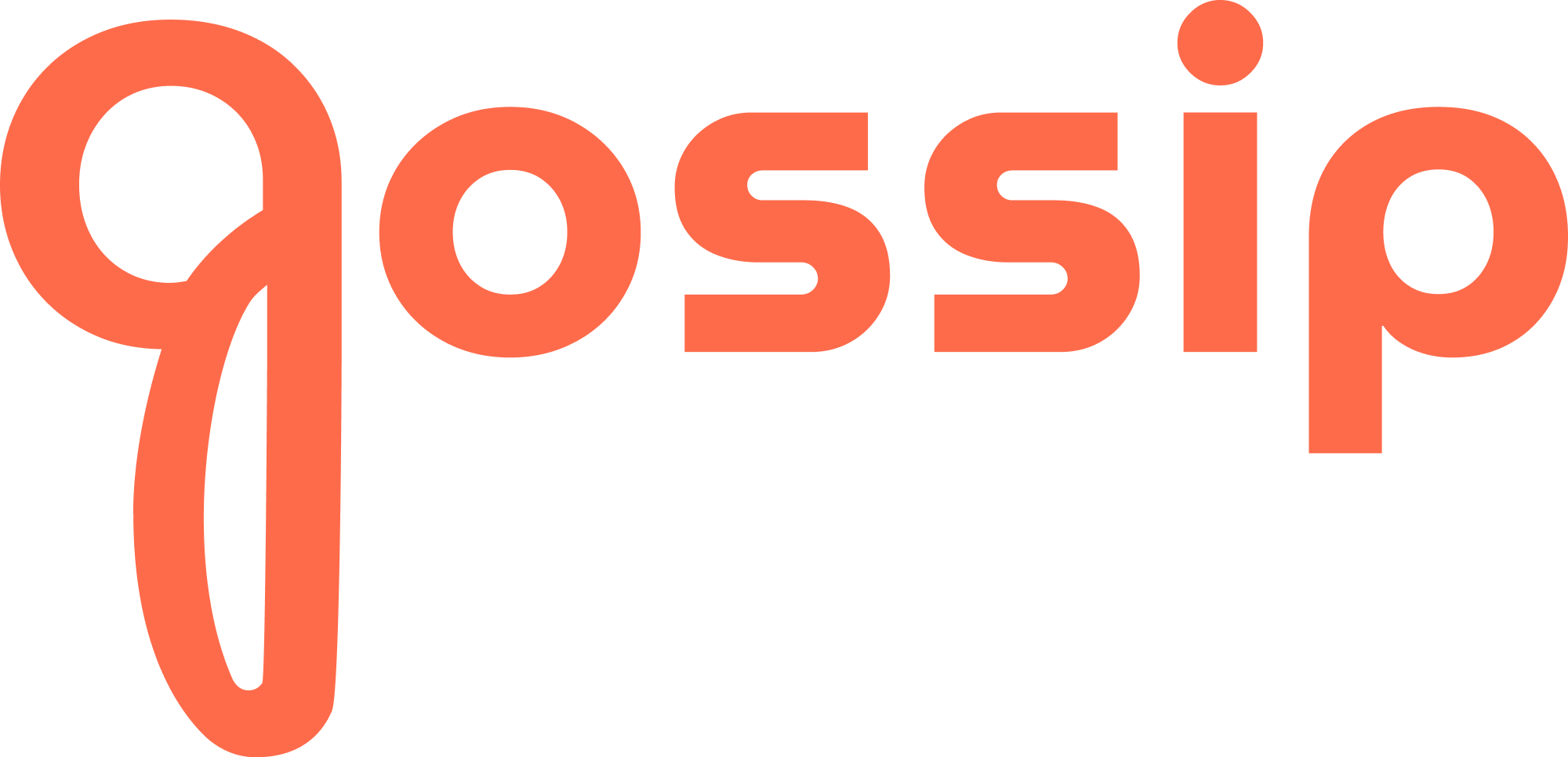 Gossip Chat App Logo Orange